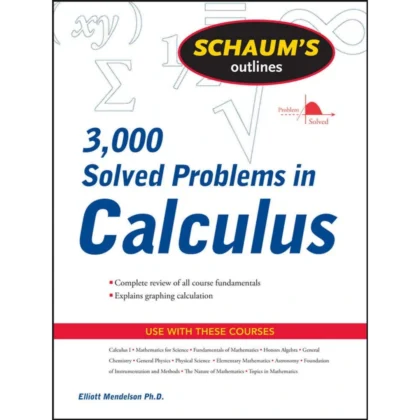 Schaum's 3,000 Solved Problems in Calculus (Schaum's Outlines)